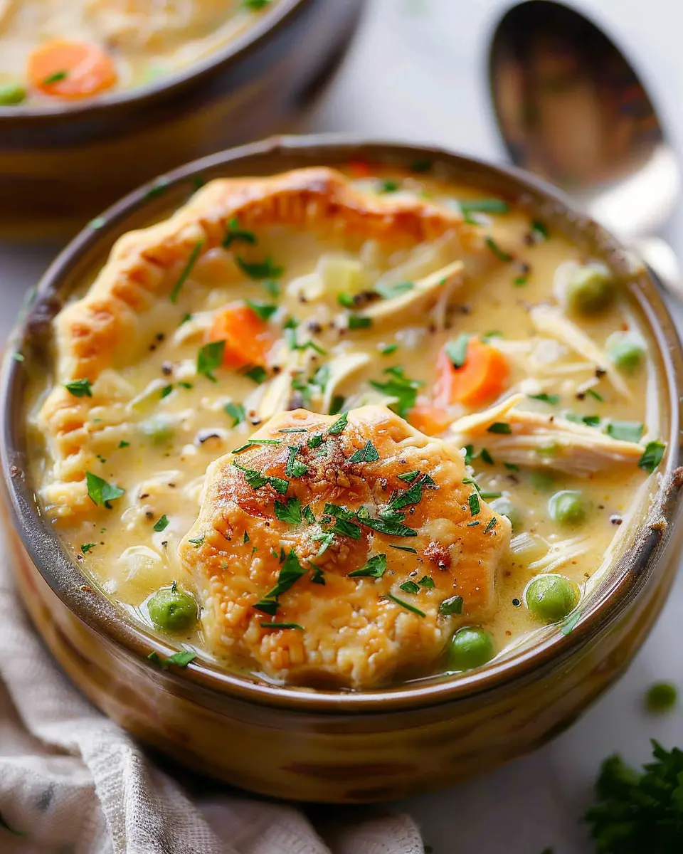 Chicken Pot Pie Soup Recipe
