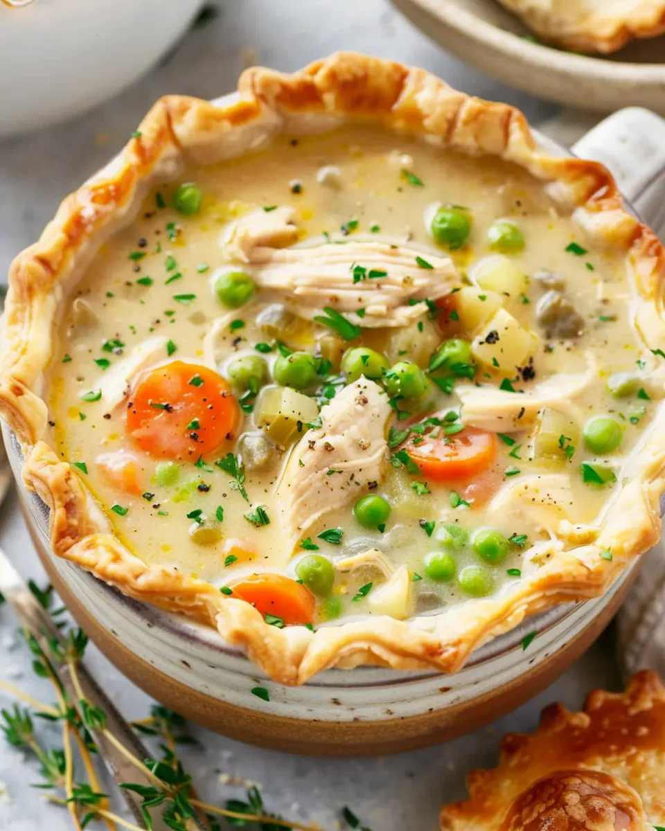 Chicken Pot Pie Soup Recipe