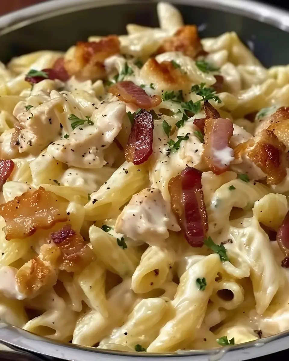 Chicken Bacon Ranch Pasta