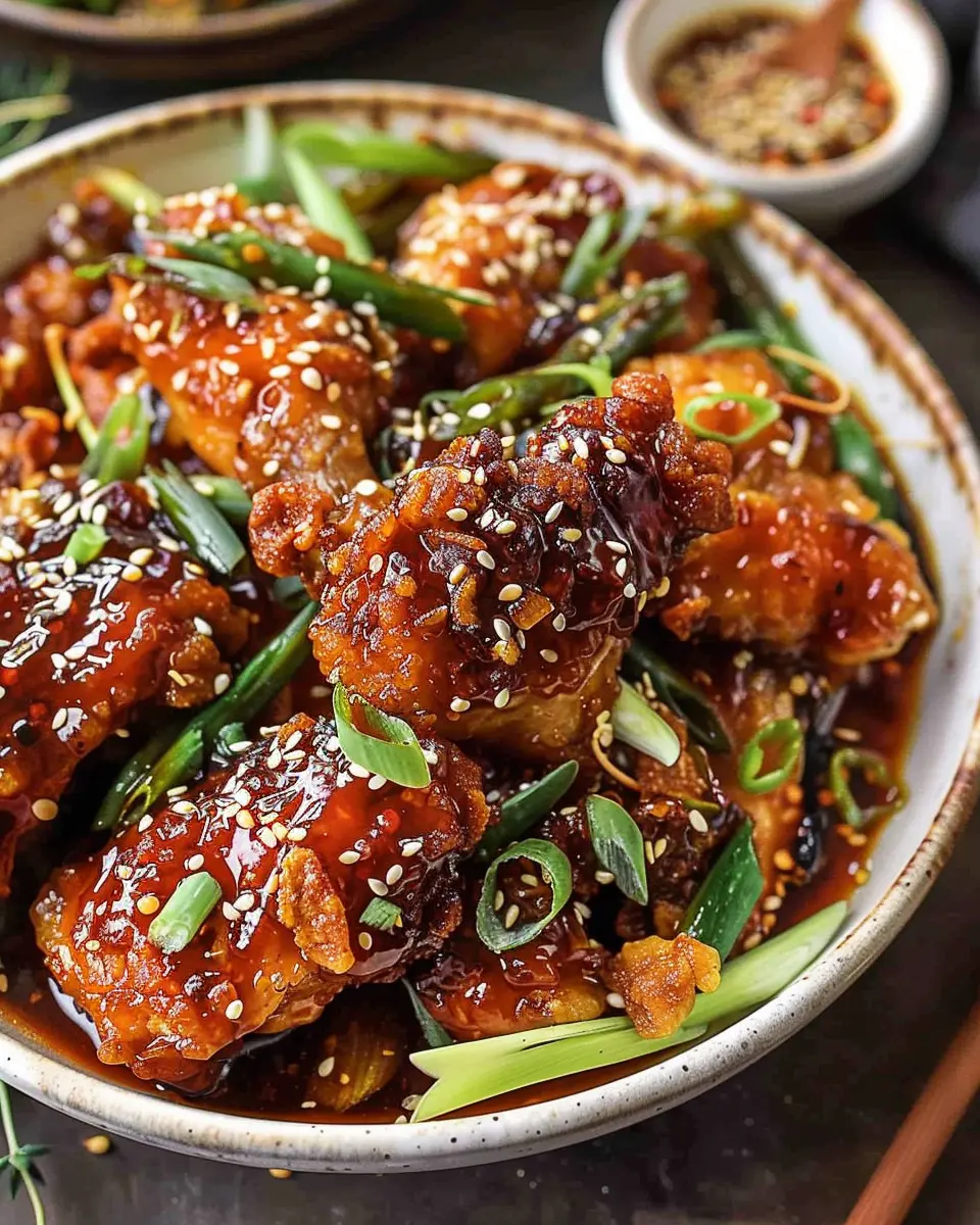 Baked Crunchy Hot Honey Chicken