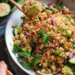 Satay Crispy Rice Salad