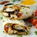Chipotle Ranch Grilled Chicken Burrito