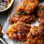 Baked Crunchy Hot Honey Chicken