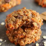 Healthy Carrot Cake Oatmeal Cookies