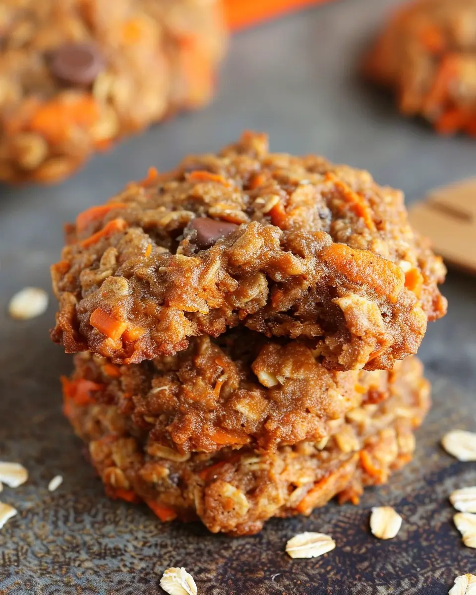 Healthy Carrot Cake Oatmeal Cookies: Delightfully Nutritious Treats
