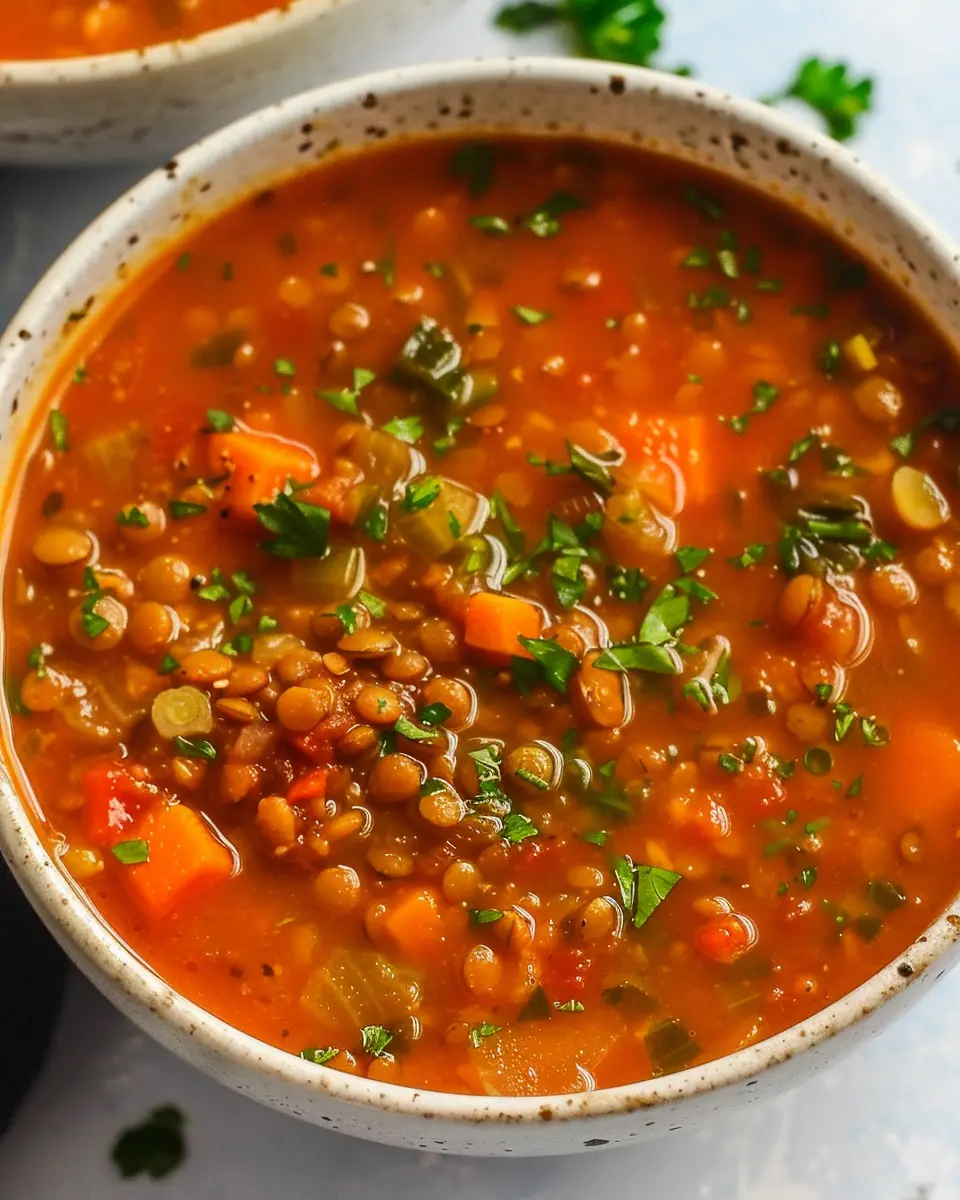 Classic Lentil Soup: A Hearty, Easy Recipe with Turkey Bacon