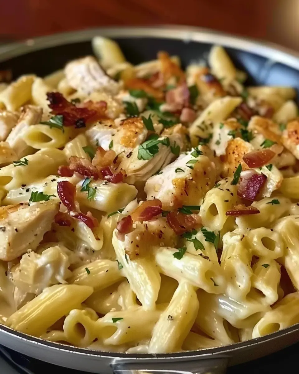 Chicken Bacon Ranch Pasta