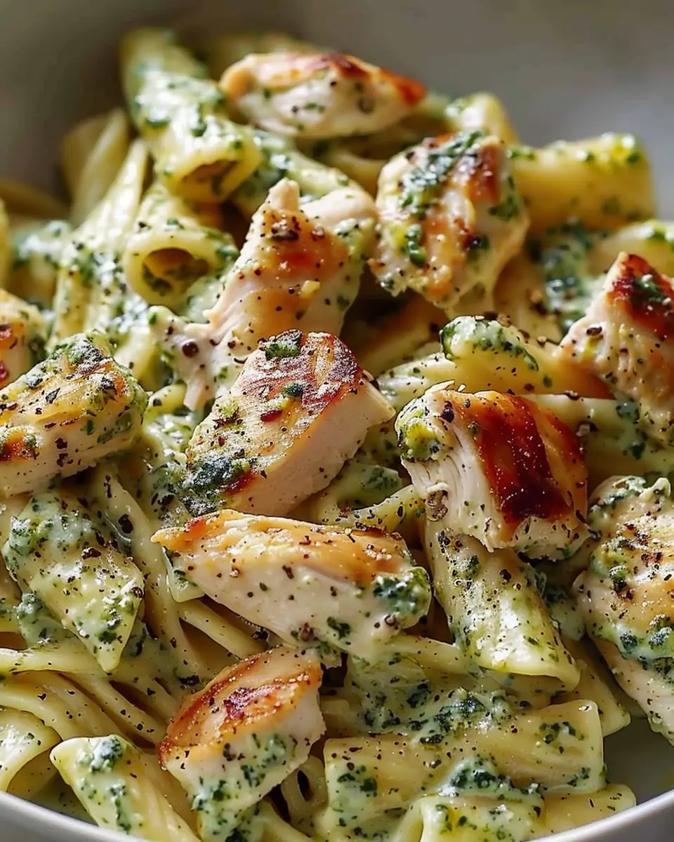 Creamy Pesto Chicken Pasta
