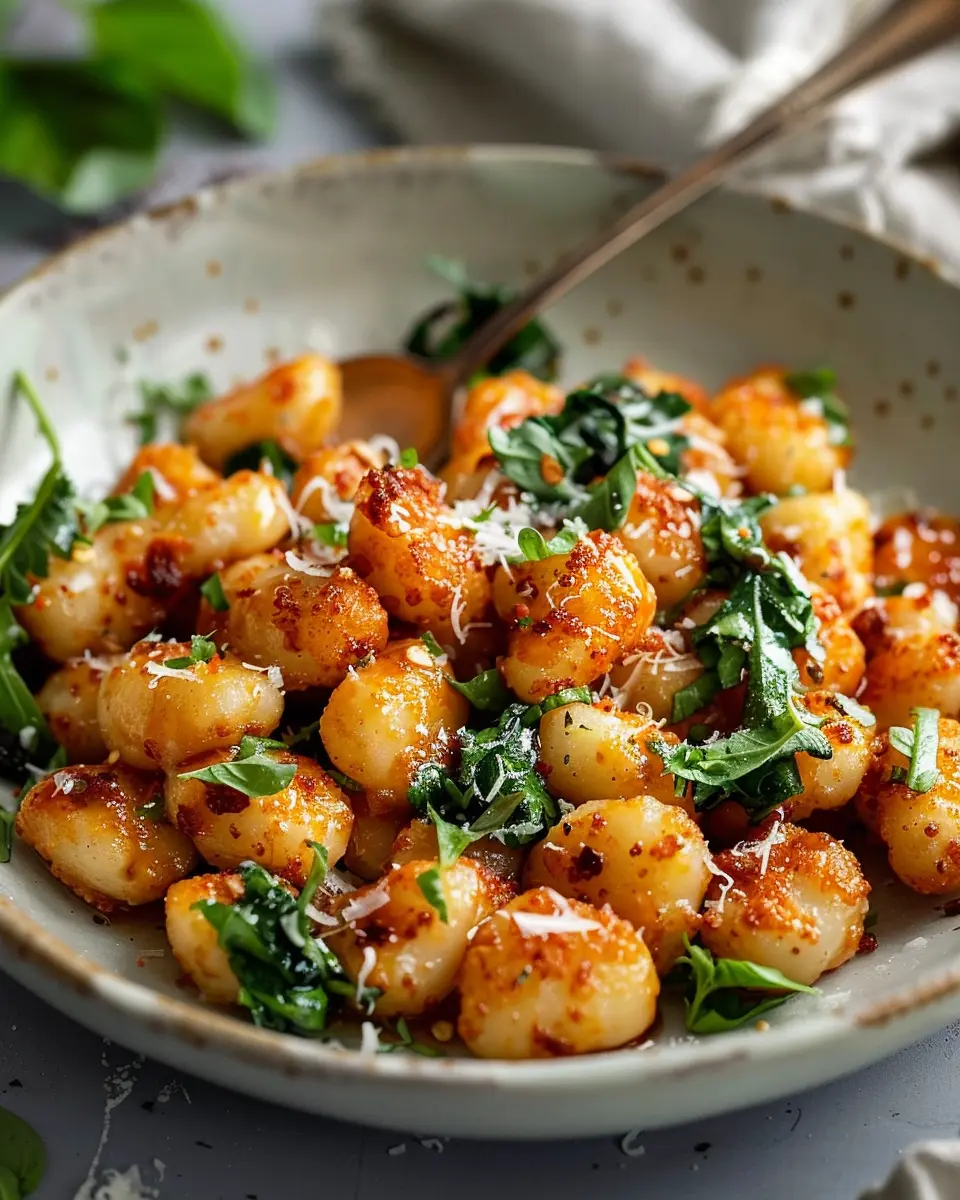 Crispy Gnocchi with Turkey Bacon and Fresh Herbs: A Delightful Dish