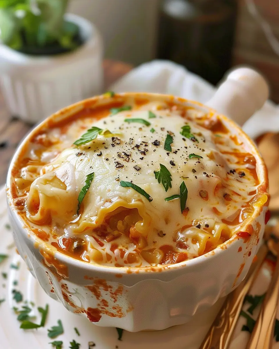 Creamy Lasagna Soup