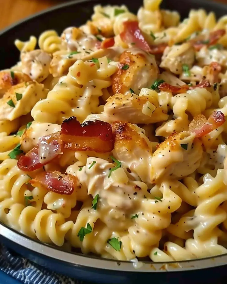 Chicken Bacon Ranch Pasta
