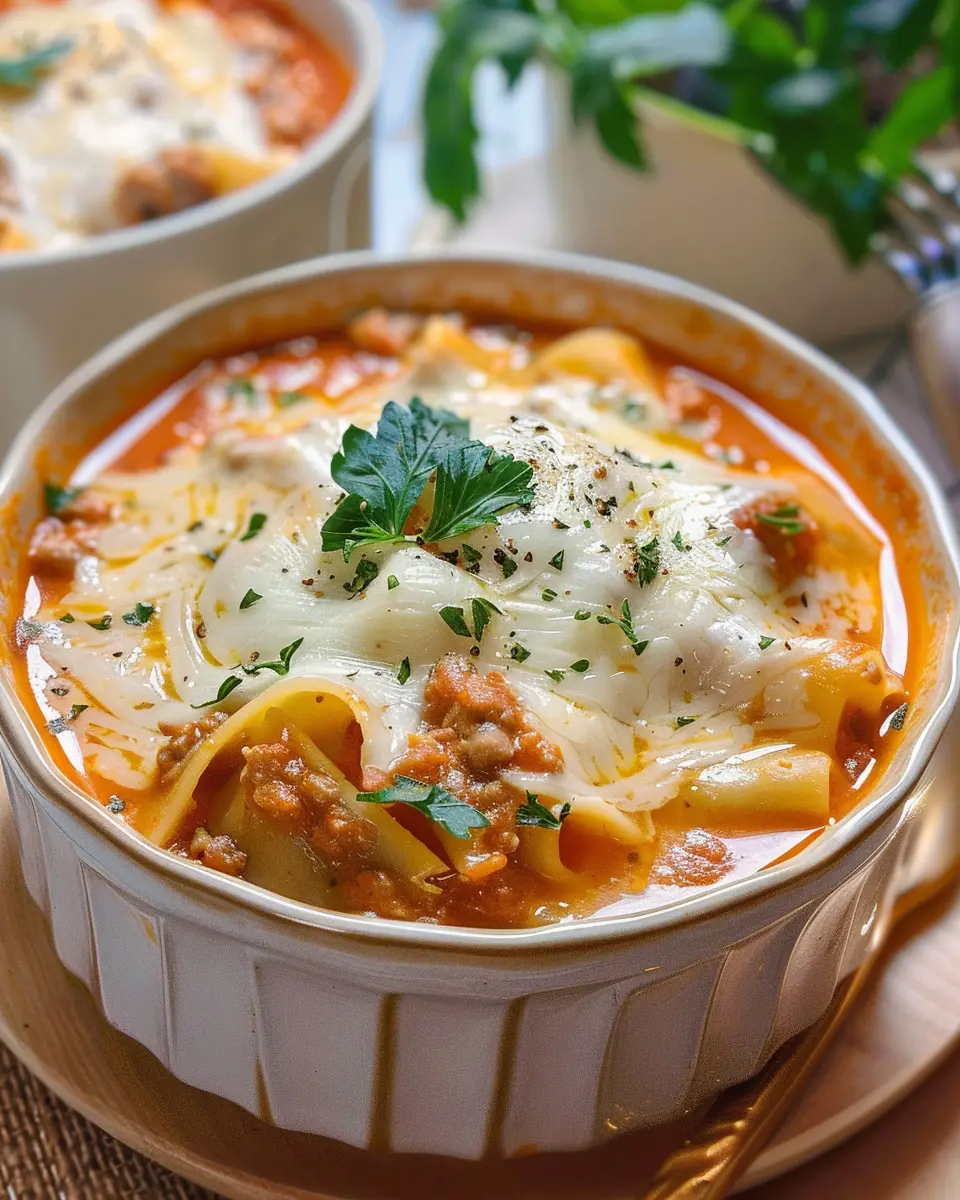 Creamy Lasagna Soup: Indulgent Comfort Food Made Easy
