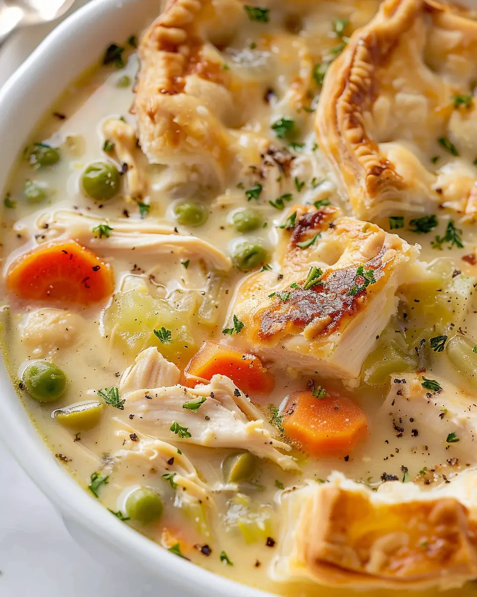Chicken Pot Pie Soup Recipe