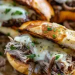 Crockpot French Dip Sandwiches
