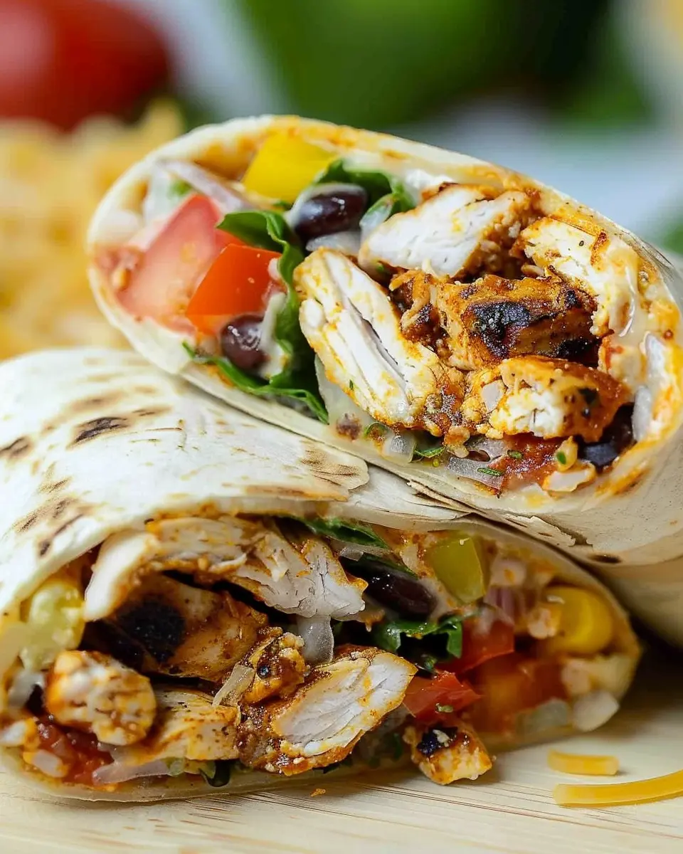 Chipotle Ranch Grilled Chicken Burrito