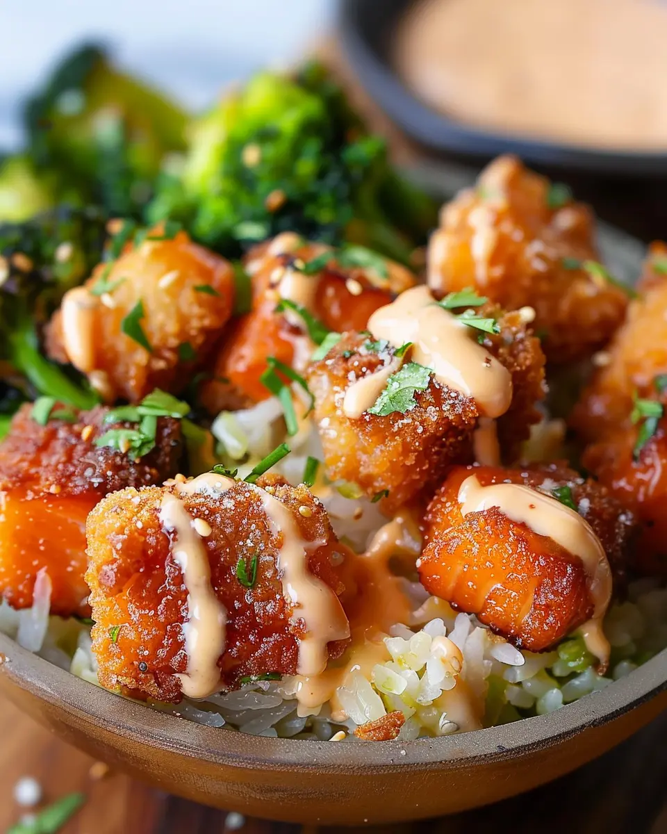 Bang Bang Salmon Bites